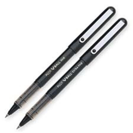 Pilot PIL V-Ball Liquid Ink Roller Pen- Extra Fine- Red Barrel-Ink 35202